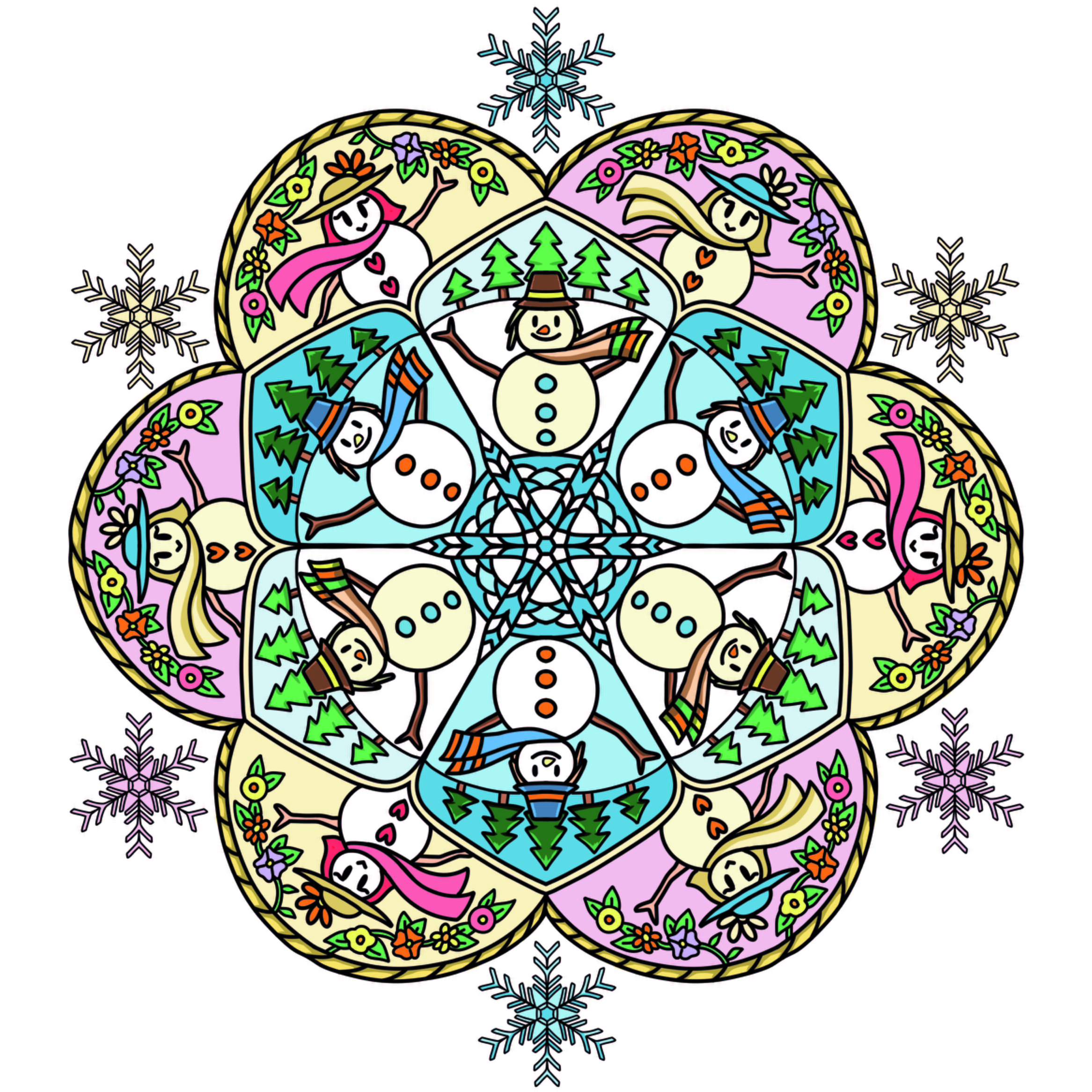 Say Goodbye to Stress by Coloring Christmas Mandalas Universal Health
