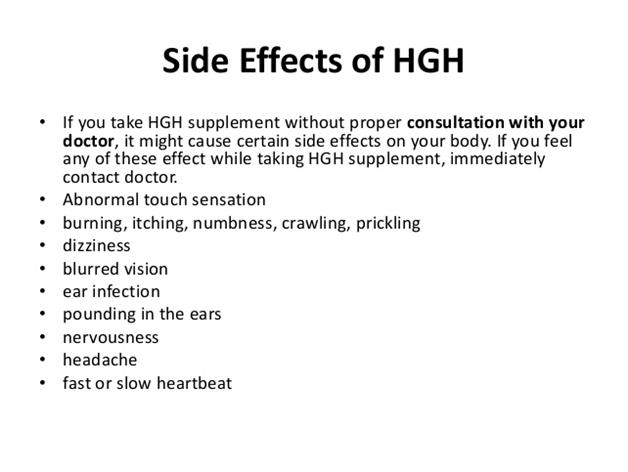 side effects of HGH