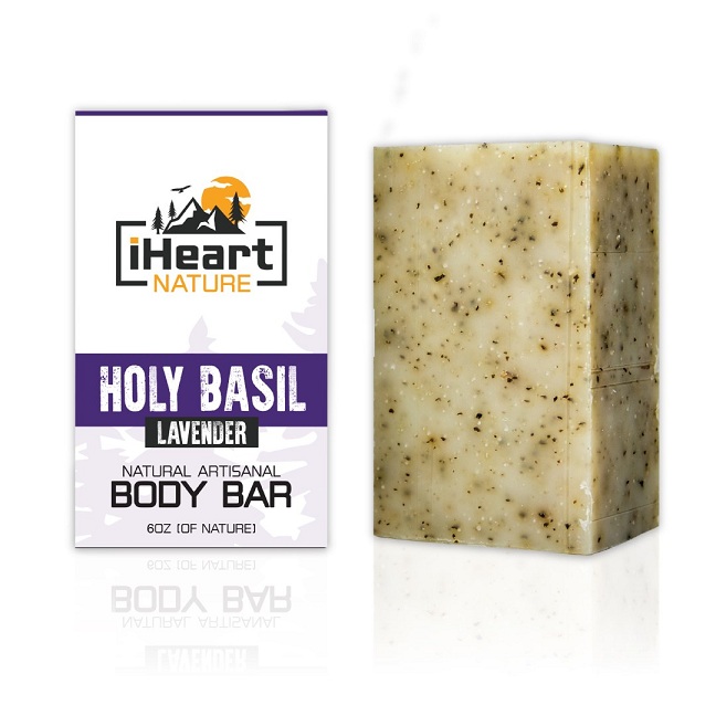 iHeart Nature Holy Basil Lavender Soap